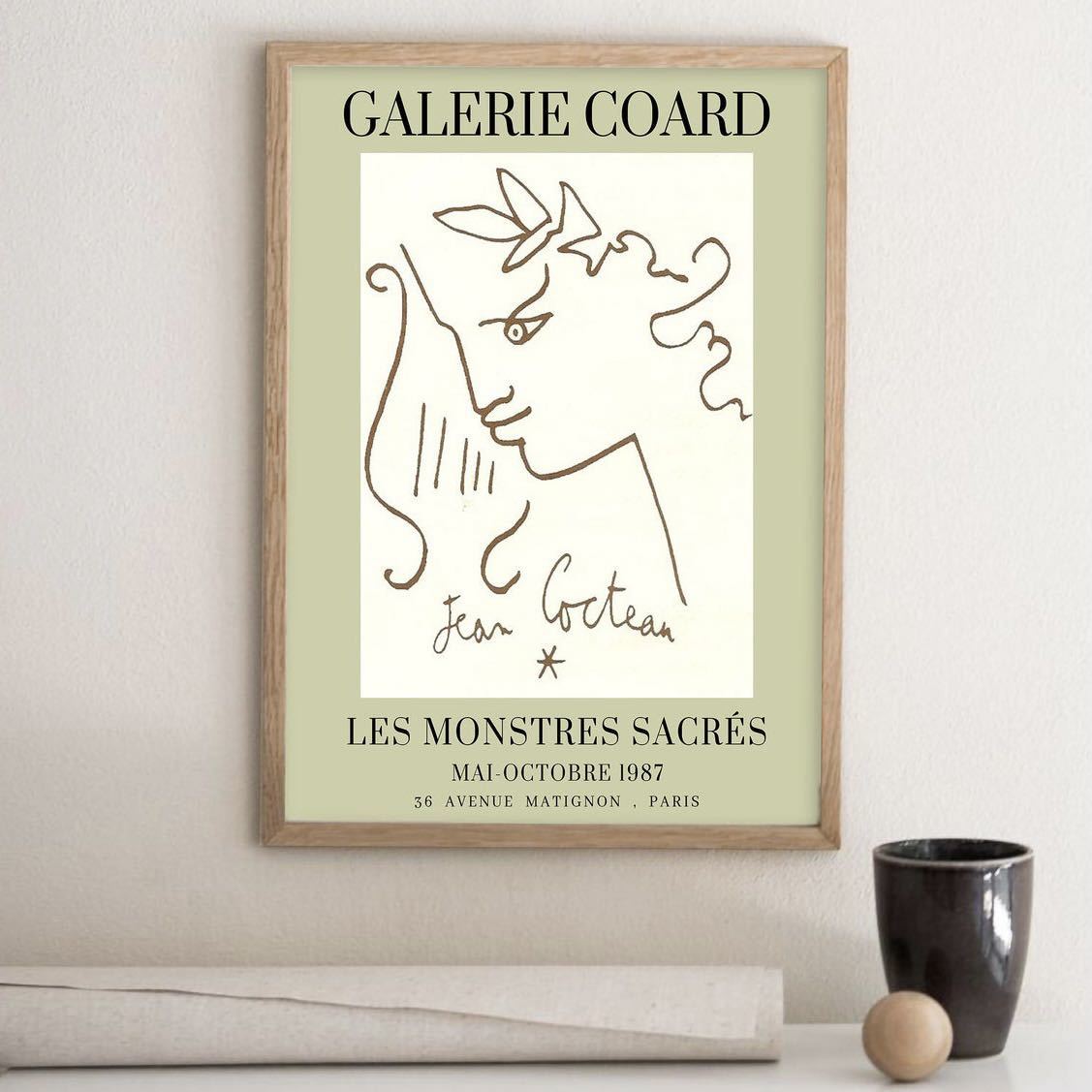 ☆ジャン コクトー（JEAN COCTEAU）☆リトグラフ・リトグラフポスター