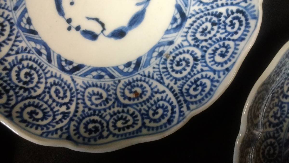 古美術 希 のぞみ 古伊万里 染付 古伊万里染付蛸唐草紋様7
