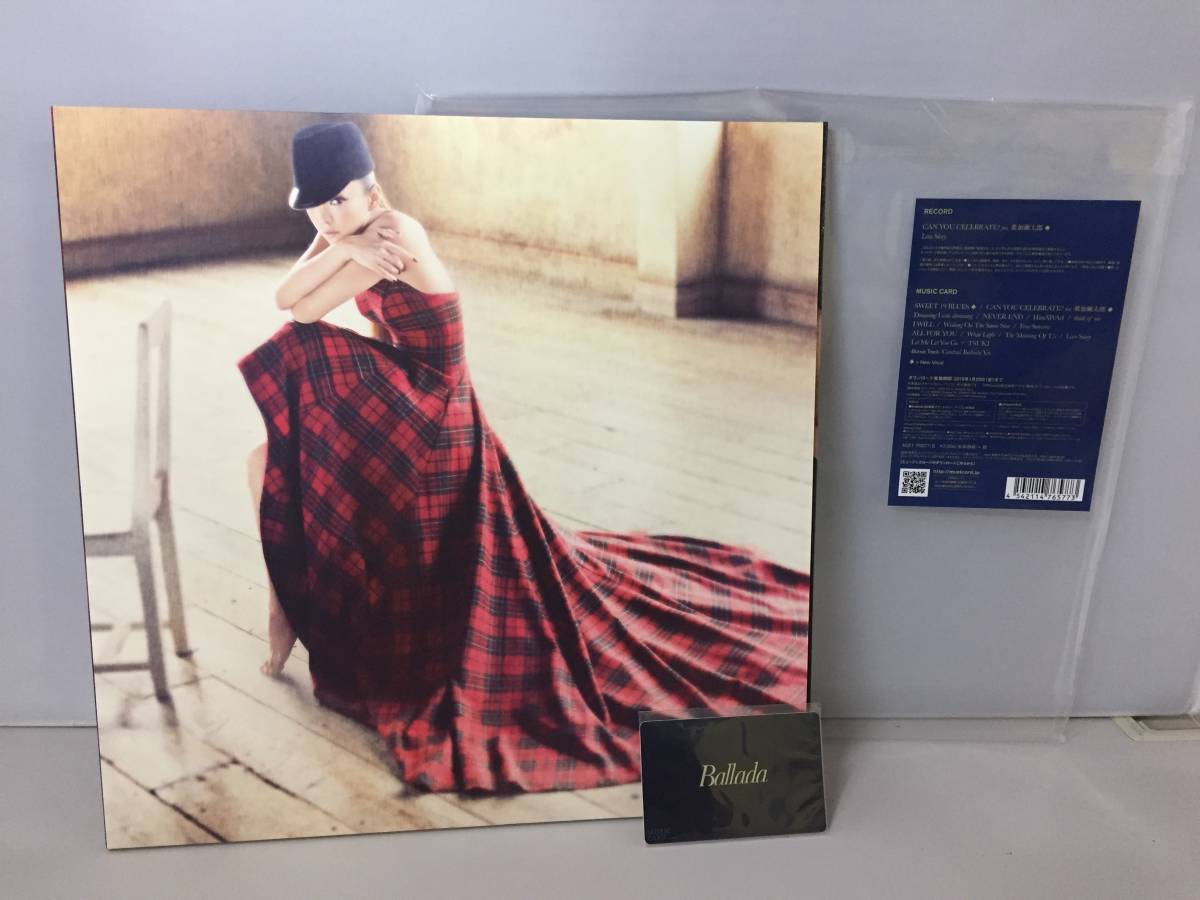 ○安室奈美恵 LP レコード Ballada Can You Celebrate? feat. 葉加瀬