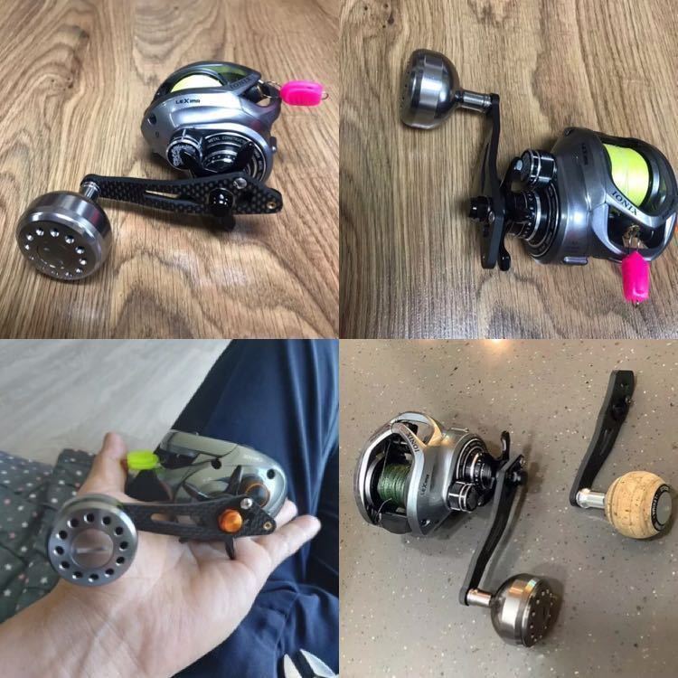 ダイワ アブ シマノ用 軽量 カーボン パワーハンドル リョウガ カルカッタ 炎月 紅牙 等 ベイトリール カスタムハンドル 穴径8 5mm 7 4mm ダイワ 売買されたオークション情報 Yahooの商品情報をアーカイブ公開 オークファン Aucfan Com