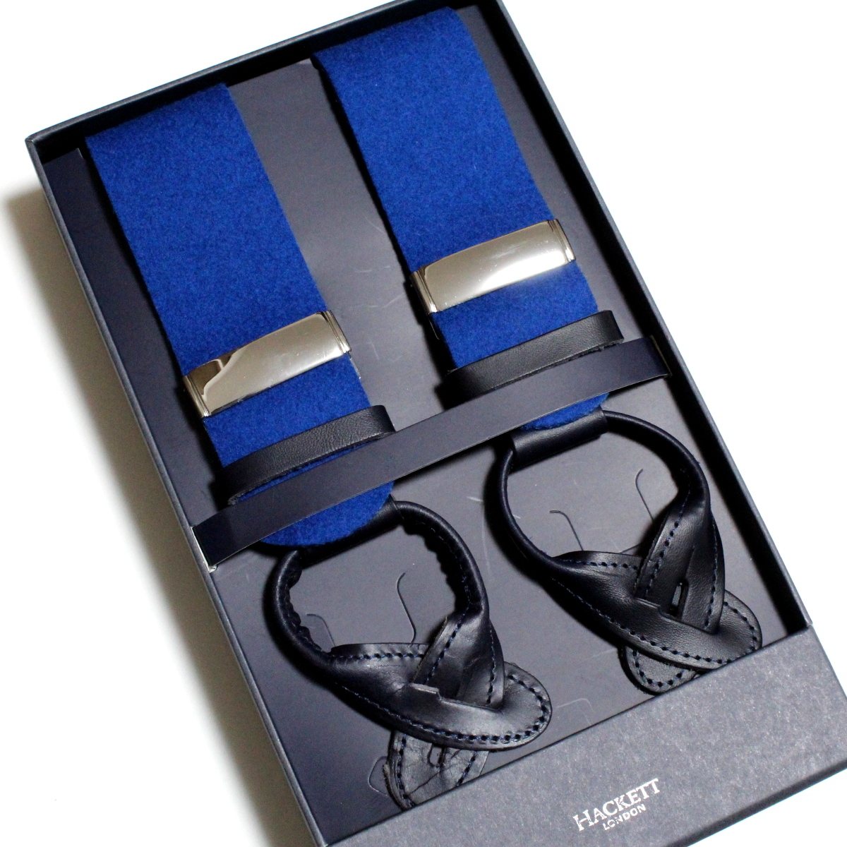 ハケットロンドン HACKETT LONDON 英国製 レザー使い メリノウール