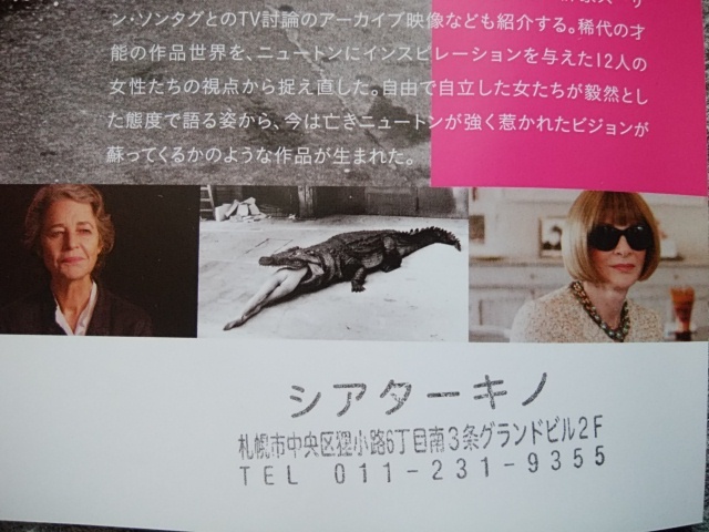 ヘルムート ニュートンと12人の女たち チラシ ｂ５サイズ ドキュメンタリー映画 シャーロット ランプリング イザベラ ロッセリーニ ドキュメンタリー 売買されたオークション情報 Yahooの商品情報をアーカイブ公開 オークファン Aucfan Com