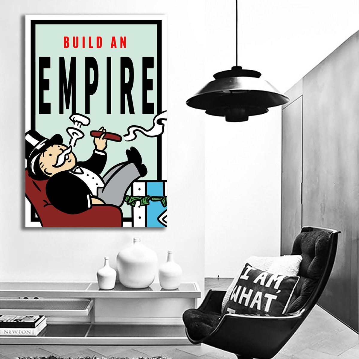 Monopoly Motivation モノポリー 英字 特大 ポスター 150x100cm 海外 英語 ストリート アート インテリア グッズ 雑貨 絵 大 おしゃれ 35