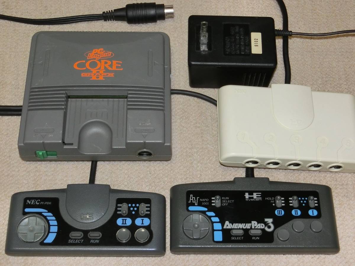 □ 整備済み NEC PCエンジン コアグラフィックス＋マルチタップ＋