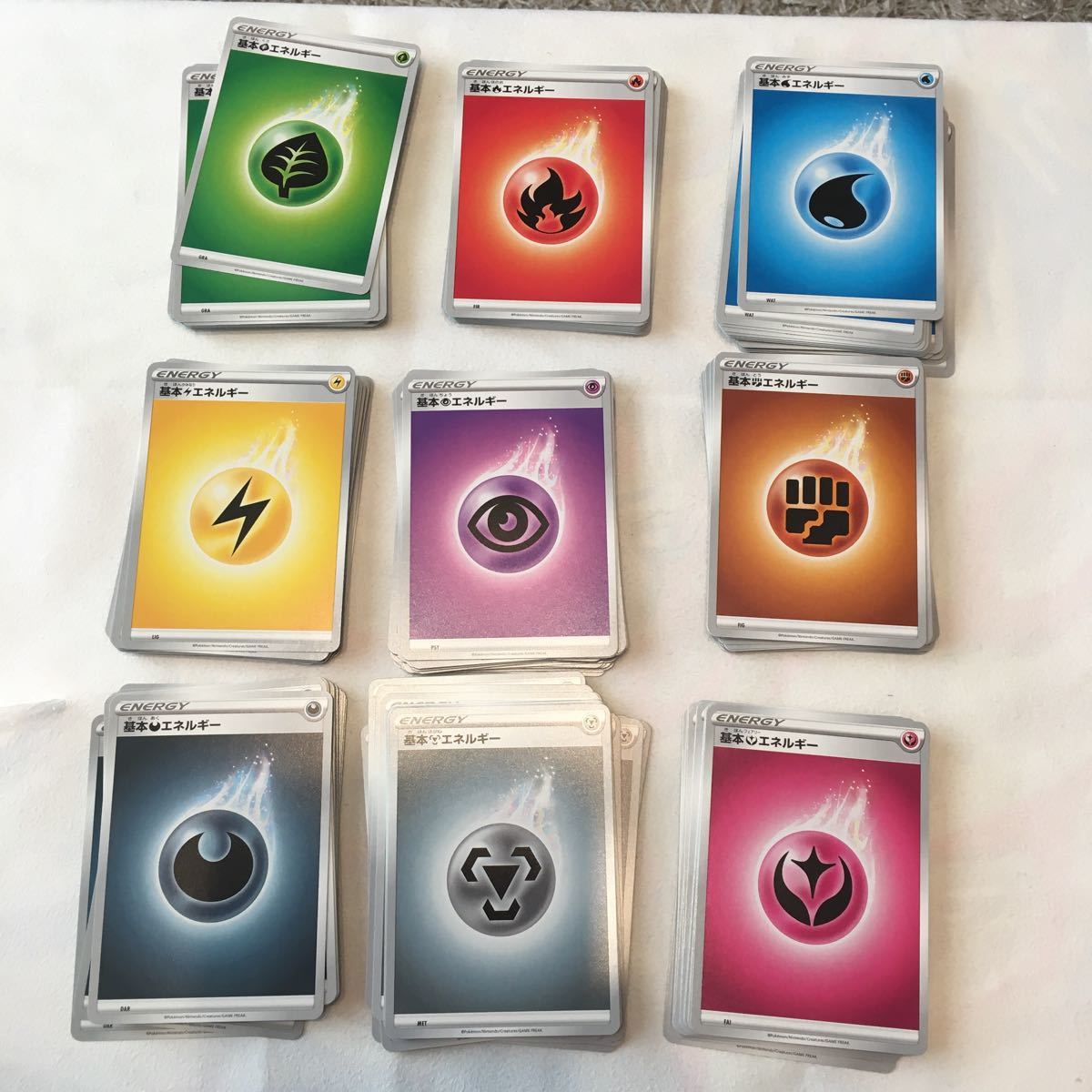 ポケモンカード 基本エネルギー 草 炎 水 雷 超 闘 悪 鋼 フェアリー 9種 各24枚 その他 売買されたオークション情報 Yahooの商品情報をアーカイブ公開 オークファン Aucfan Com