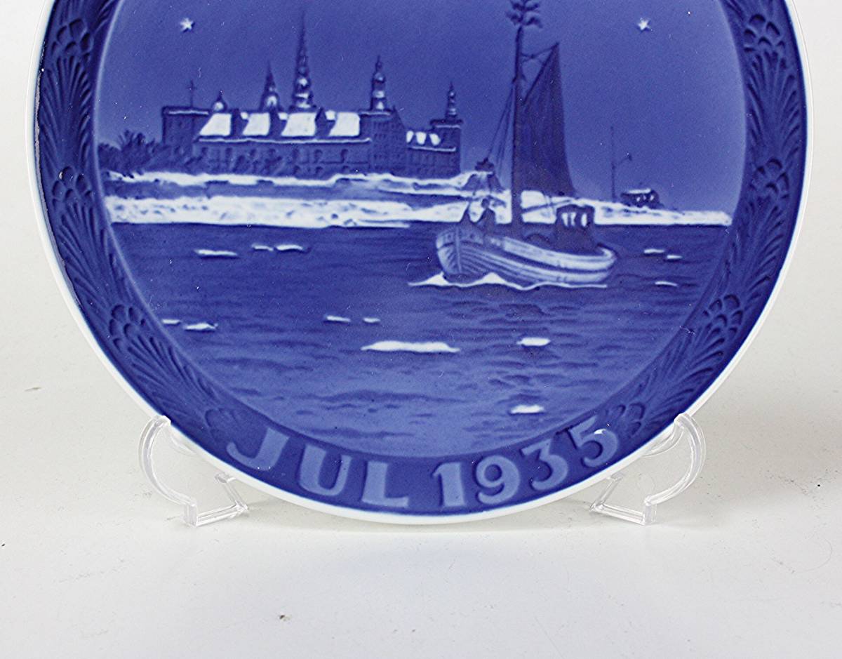 1935年 ロイヤルコペンハーゲン イヤープレート 「クロンボー城沖の
