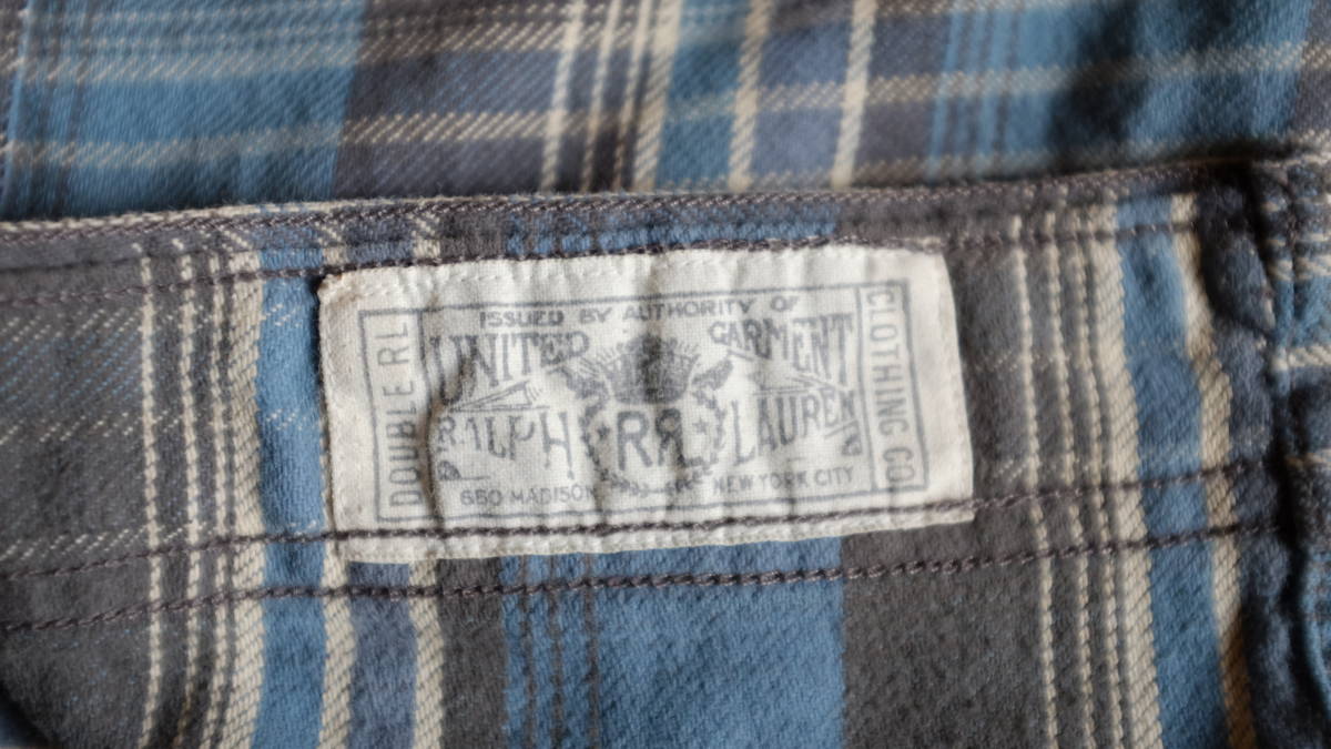 ☆貴重！ジョニーデップ着用 デッドストック タグ付き RRL プレイド