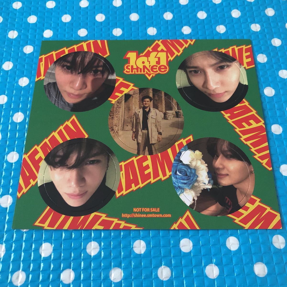 SHINee★COEX SUM SM 公式 グッズ ★1of1★1and1★アルバム CD 封入特典★メンコ めんこ★テミン
