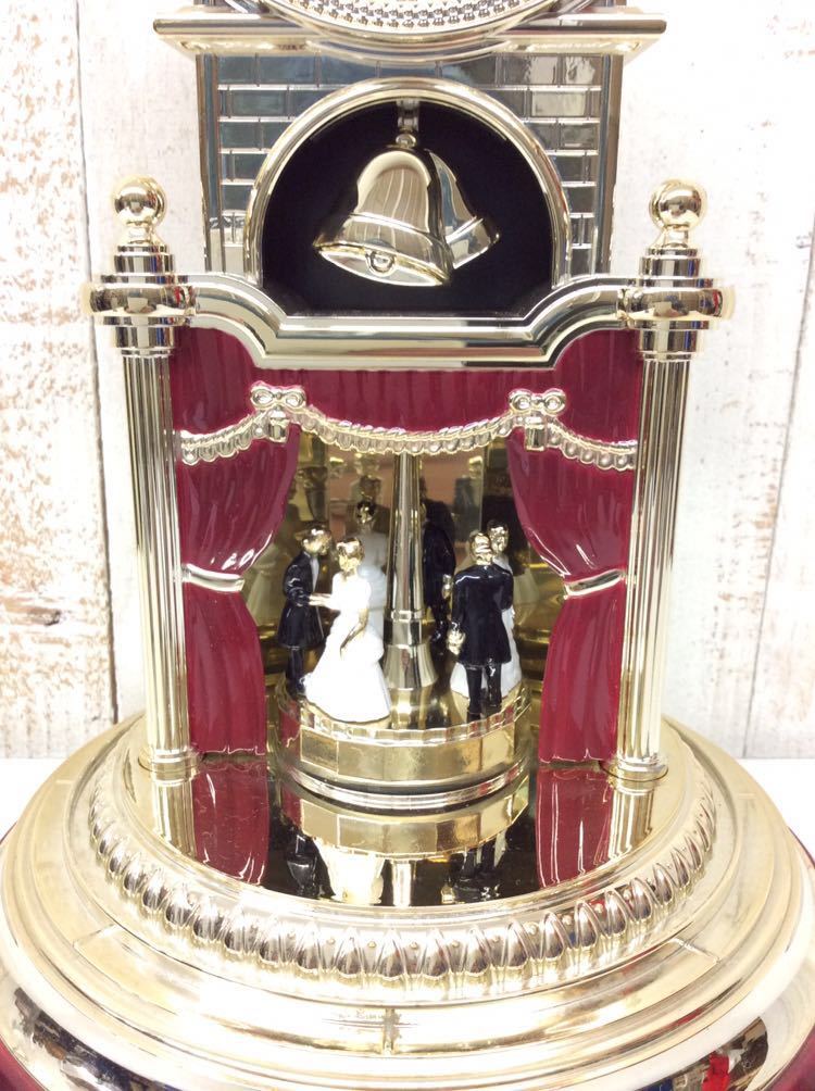 CITIZEN 】 ガラスドーム 置時計 舞踏会 シチズン リズム時計 中古品