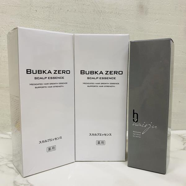  2点 あり BUBKA ZERO ブブカ ゼロ 120ml/ヘアージュ 薬用ヘアローションS 100ml 43AY088(育毛剤)｜売買されたオークション情報、yahooの商品情報をアーカイブ公開 - オークファン 育毛剤