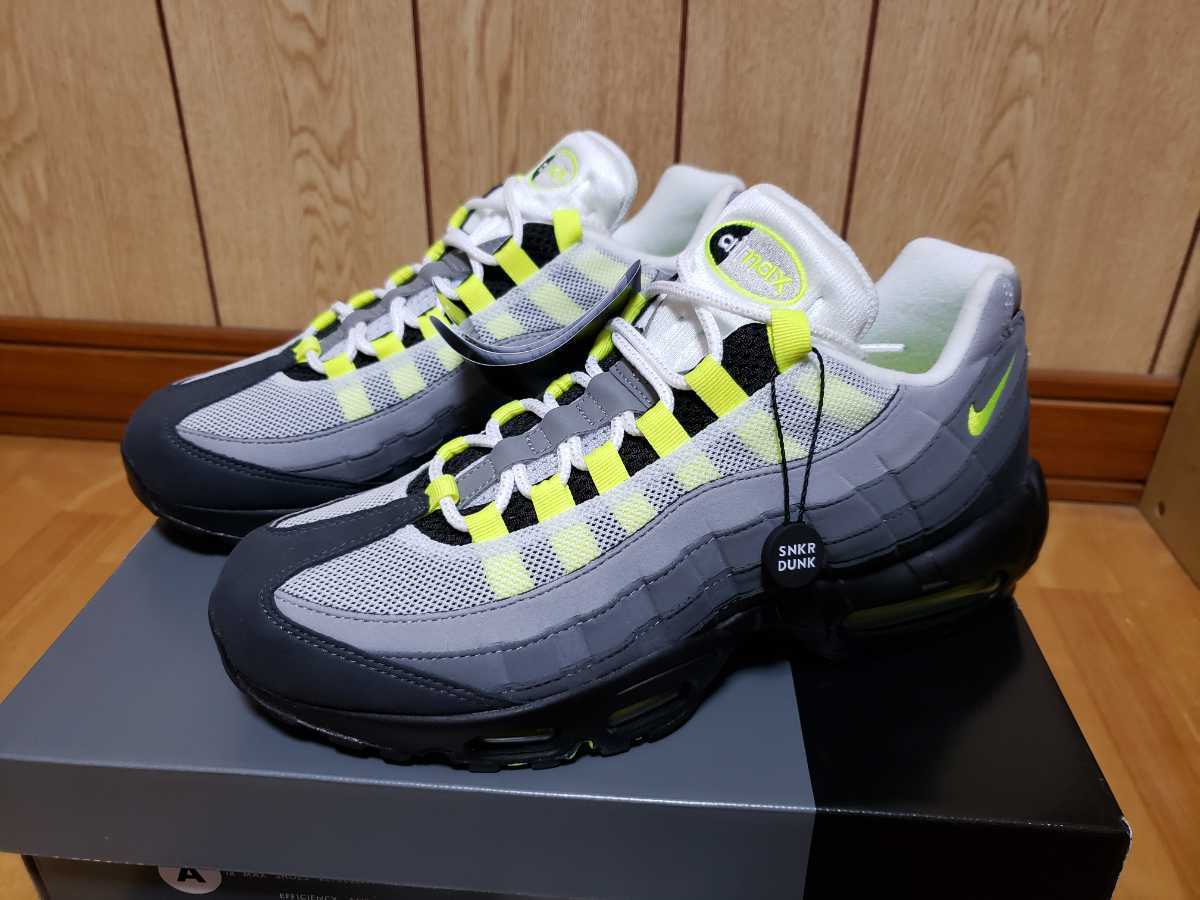超ポイント祭 期間限定 一瞬値下げ Nike Air Max 95 Og イエローグラデ スニーカー