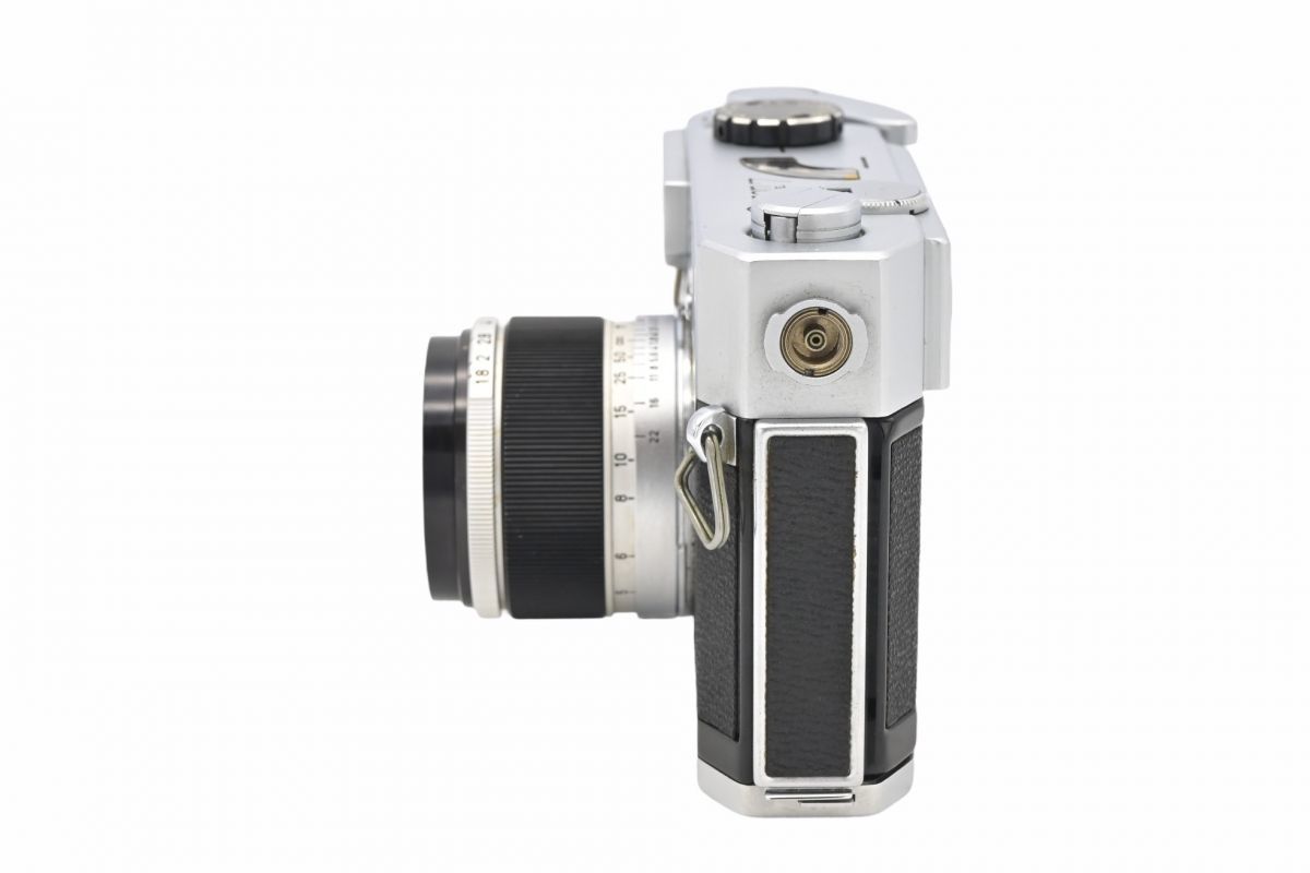 10109cmrk ◆ Canon キヤノン MODEL 7 + CANON LENS 50mm F1.8 レンジファインダー 標準レンズ ライカ L39 Lマウント_2