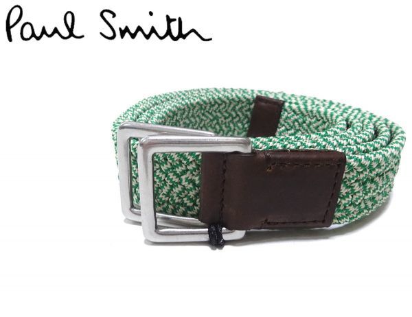 定価130円 ポールスミス Paul Smith 日本製 レザー使い ダブルリング ベルト F Grn ポール スミス 売買されたオークション情報 Yahooの商品情報をアーカイブ公開 オークファン Aucfan Com