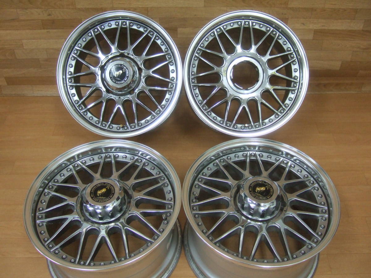 大得価 11-325◇メッキ☆ロデオドライブ CREST☆18in9.5J+51