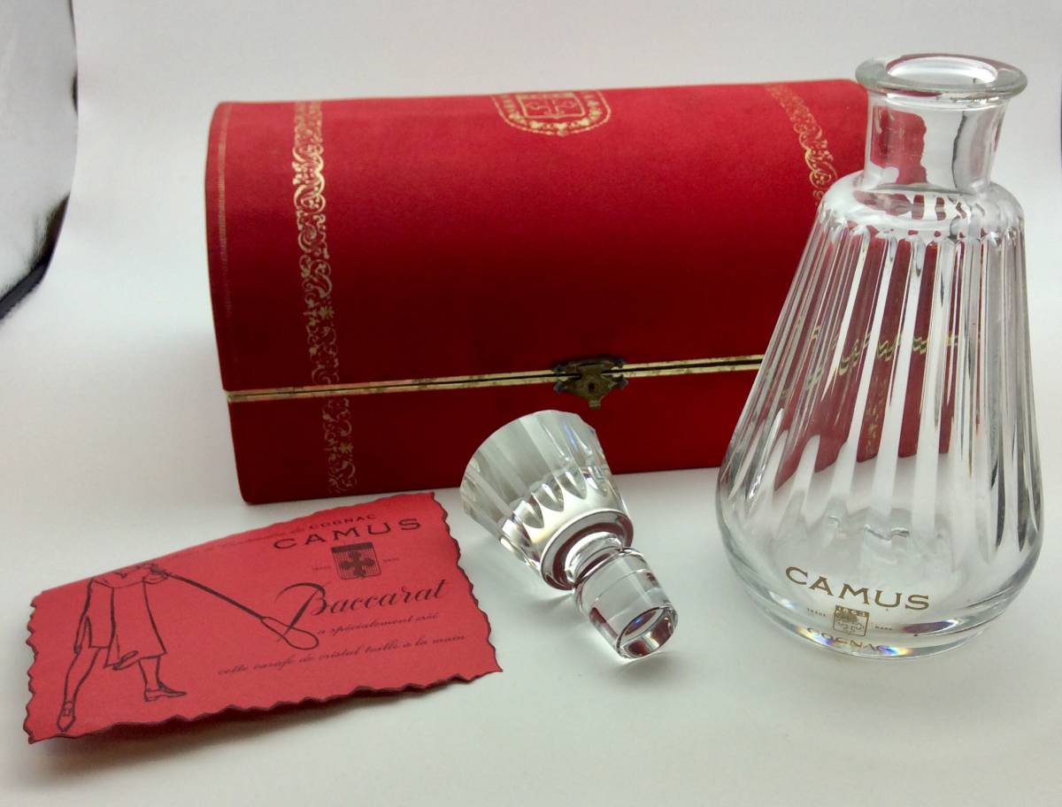 BB215○ Baccarat バカラ CAMUS カミュ デキャンタボトル 空きボトル 