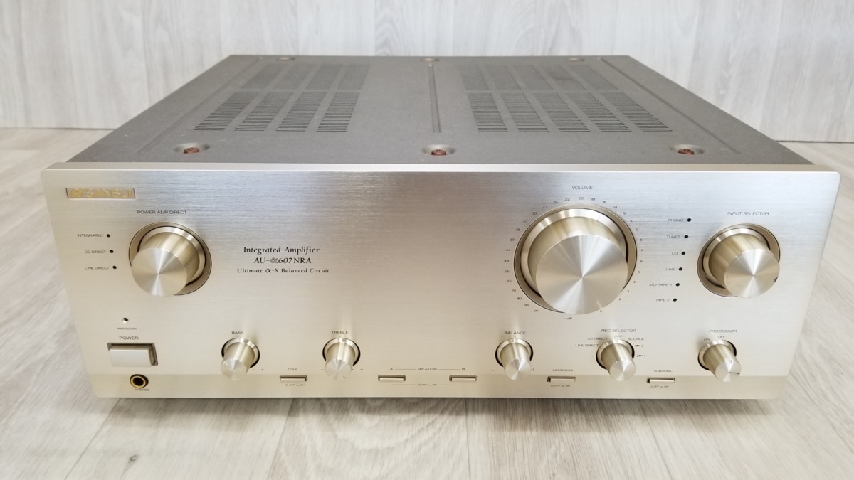 SANSUI サンスイ AU-α607 ゴールド AU-α607NRA の落札 032D59□SANSUI