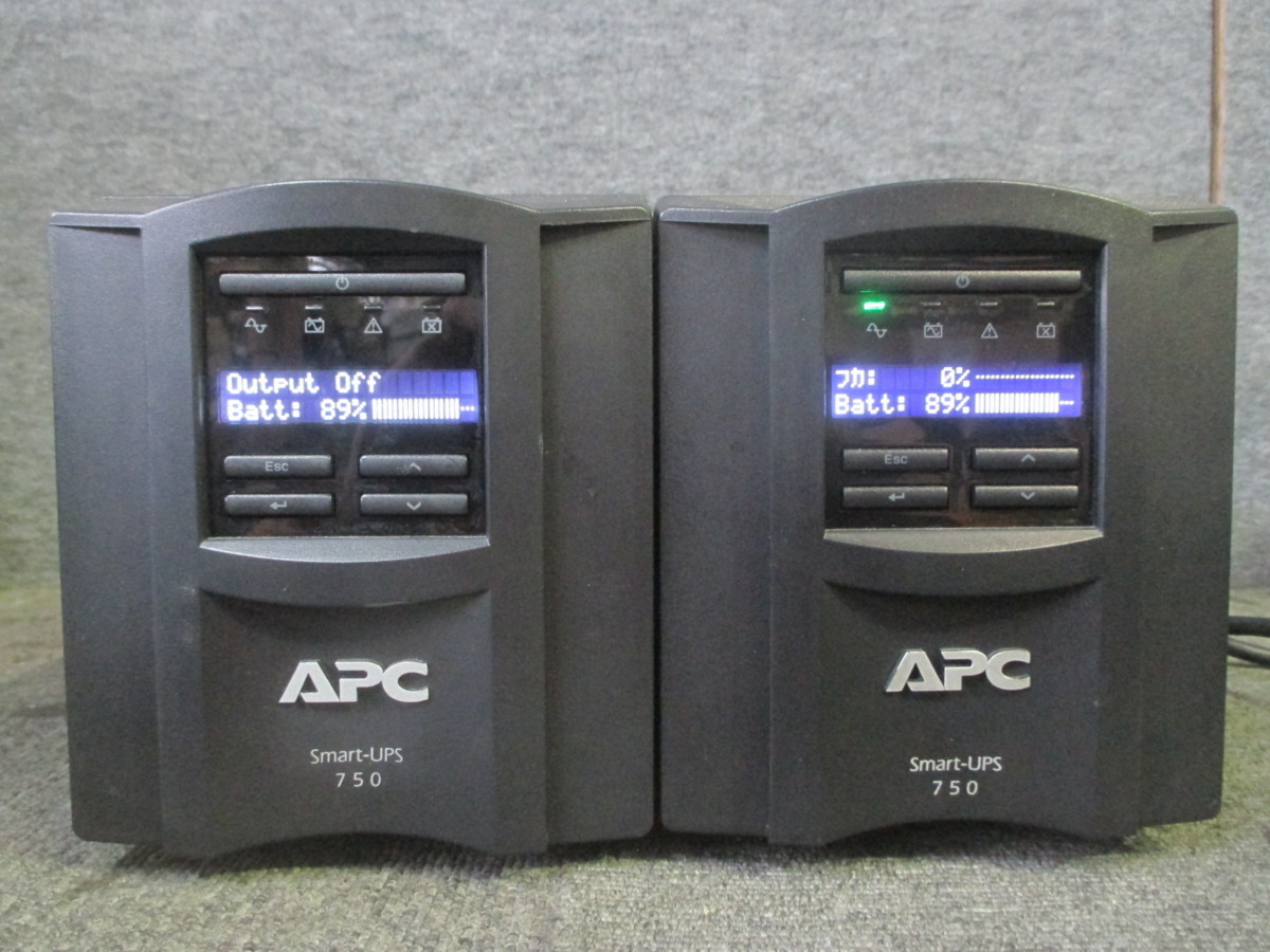 交換期限:2019年1月APC Smart-UPS 750 LCD SMT750J 無停電電源 交換期限:2019年1月APC Smart-UPS 750 LCD SMT750J 無停電電源