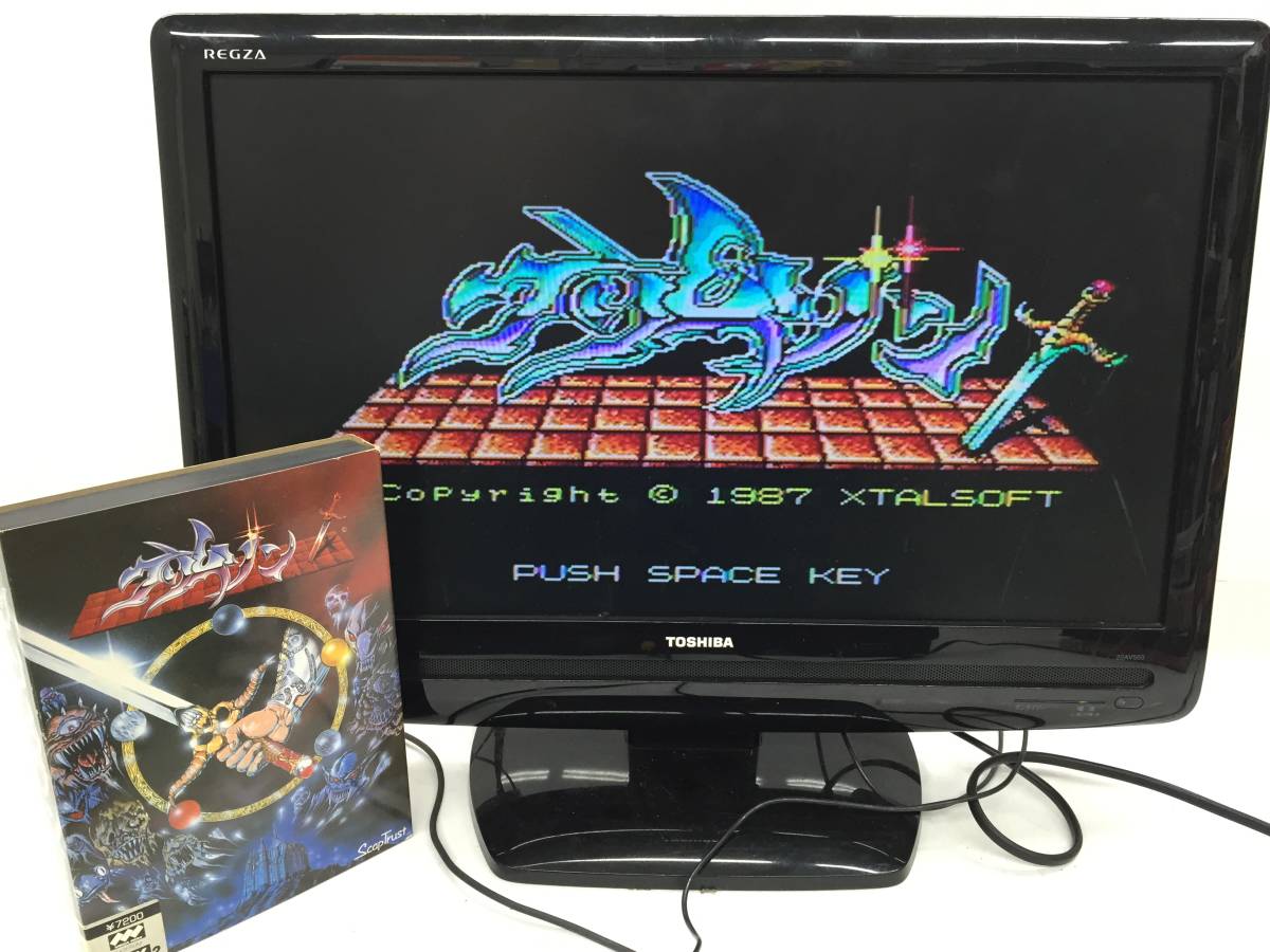 10363047】☆完品♪動作確認済み☆MSX2 ROM クリムゾン ケース 取説 