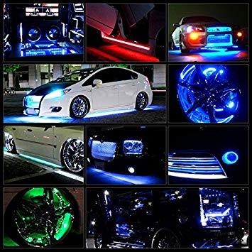 白色 180cm 【ケーブル1.5m】 12V 両端子 防水 LED テープライト 3チップ 180cm (黒ベース) 発光色：_6