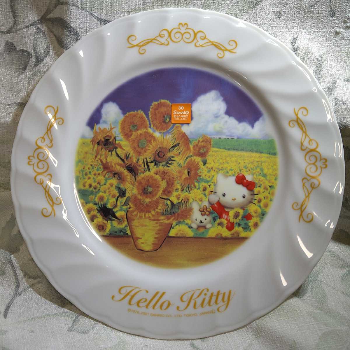 ハローキティ 絵皿 絵画 ゴッホ ひまわり 陶器 食器 01年 サンリオ 30周年 キティ キティの絵皿 箱付 ハローキティ 売買されたオークション情報 Yahooの商品情報をアーカイブ公開 オークファン Aucfan Com