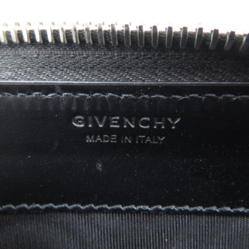 46817☆1円スタート☆本物 GIVENCHY ジバンシィ ラウンドファスナー長