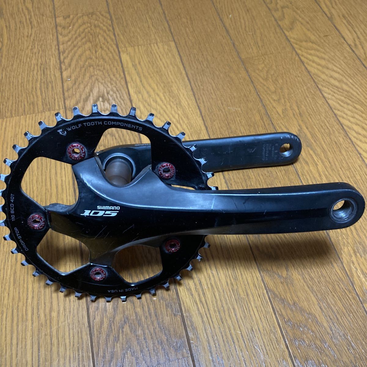 エアロチェーン リングボルト ウルフトゥース チェーンリング シマノ