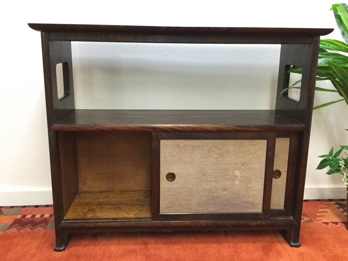 レトロ 古家具 収納 飾り棚 ビンテージ 棚 花台 昭和レトロ