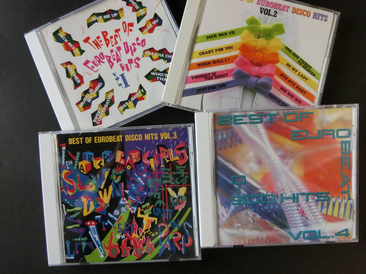豊富な，人気SALE The Best Of Eurobeat Disco Hits Vol，1～Vol，4