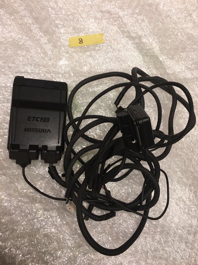 中古ジャンク】 バイク 用 ETC車載器 インジケータ MITSUBA アンテナ