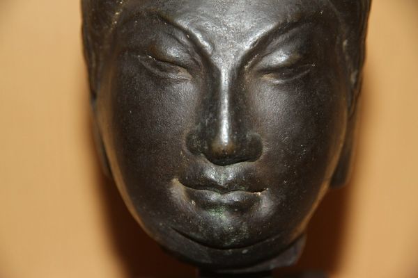 中国古玩 時代物古銅製 仏頭 チベット仏 細密細工 唐物仏像骨董阿弥陀如来立像　阿彌陀佛像・仏像 仏像 チベット密教 2026年最新Yahoo!オークション チベット仏像 中国美術 仏像」の落札相場・落札価格