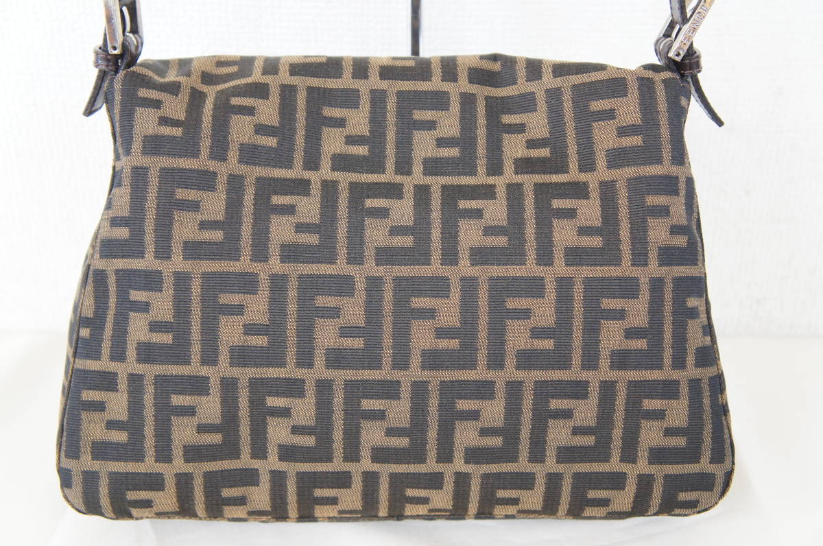 FENDI フェンディ ズッカ マンマバケット ブラウン系 茶系 ワン 