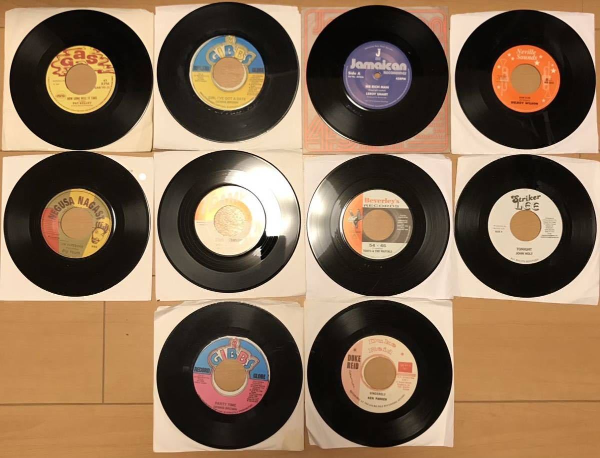 7インチ reggae レコード レゲエ Reggae 10枚まとめ売り！ Roots
