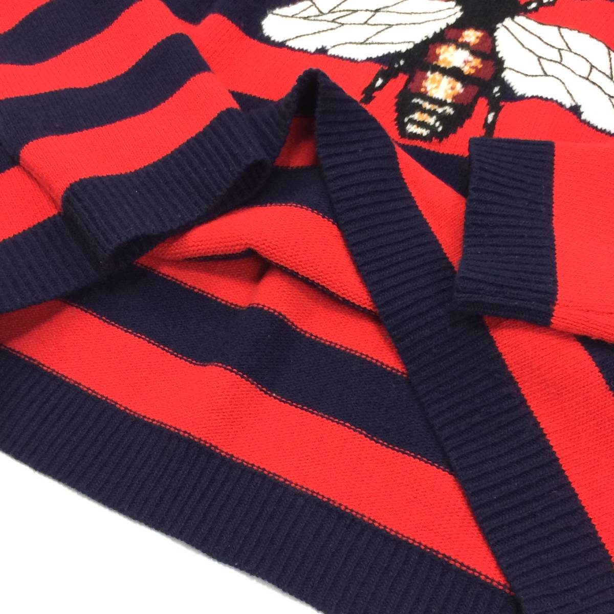 ケリングジャパン【GUCCI/グッチ】紺×赤(蜂/Bee)エンブロイ ケリングジャパン【GUCCI/グッチ】紺×赤(蜂/Bee)エンブロイ