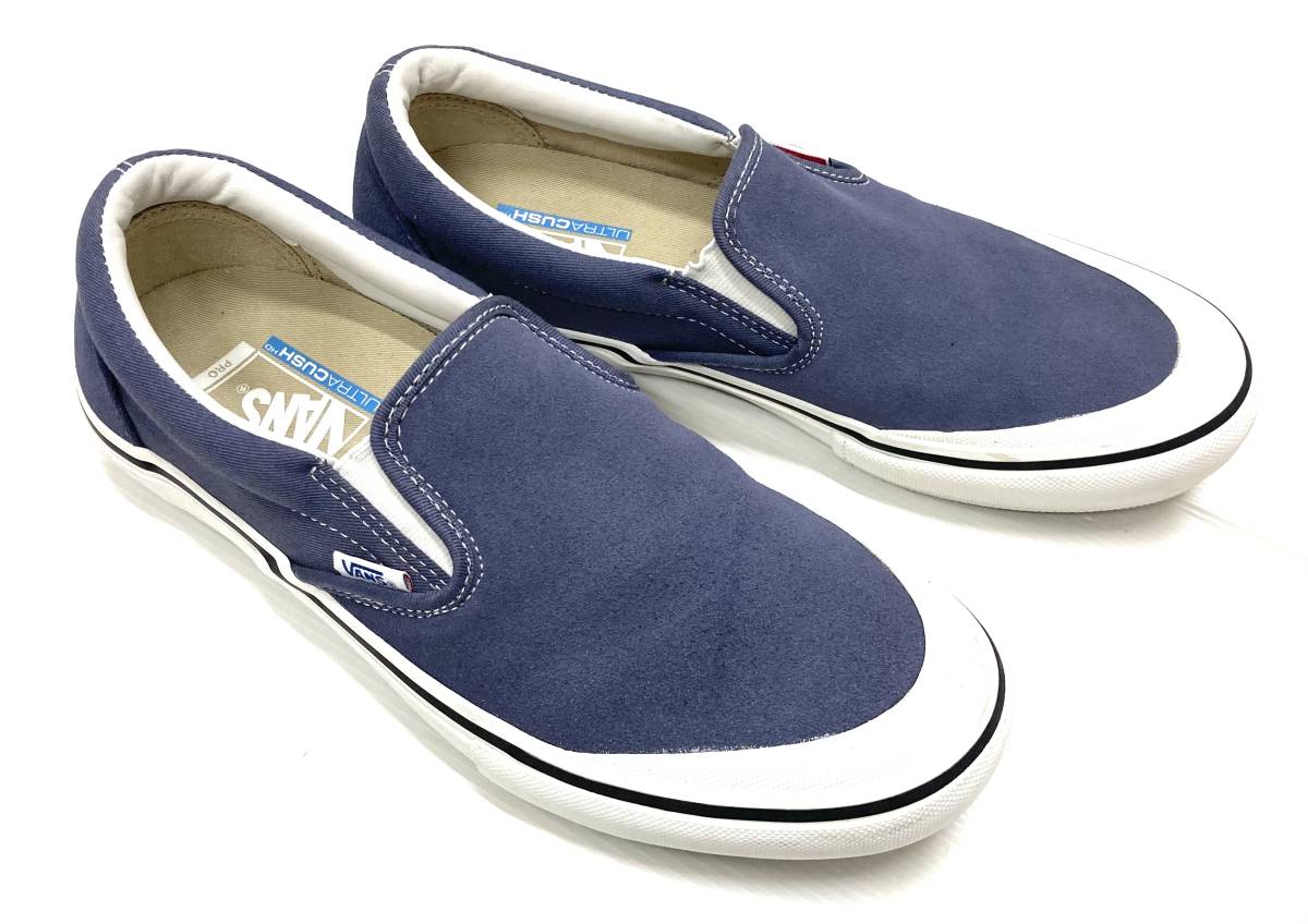 VANS SLIP-ON PRO 紺スエード 27.5cm バンズ スリッポン プロ VANS SLIP-ON PRO 紺スエード 27.5cm バンズ スリッポン プロ
