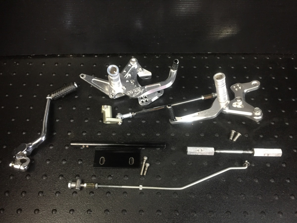 HONDA モンキー Z50J OVERレーシング製バックステップキット アルミ 