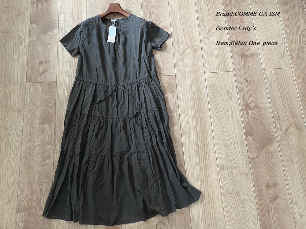 訳有り Comme Ca Ism コムサイズム レディース コットン 楊柳 ティアードワンピース Fサイズ 08チャコール 31on04 定価13 0円 ワンピース ロング 売買されたオークション情報 Yahooの商品情報をアーカイブ公開 オークファン Aucfan Com