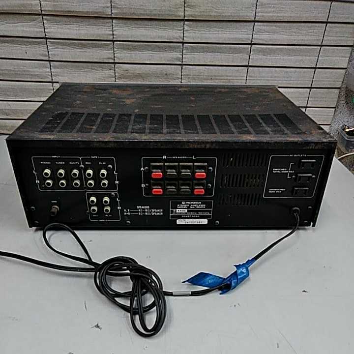 M596 SA-7800Ⅱ PIONEER STEREO AMPLIFIER ジャンク品
