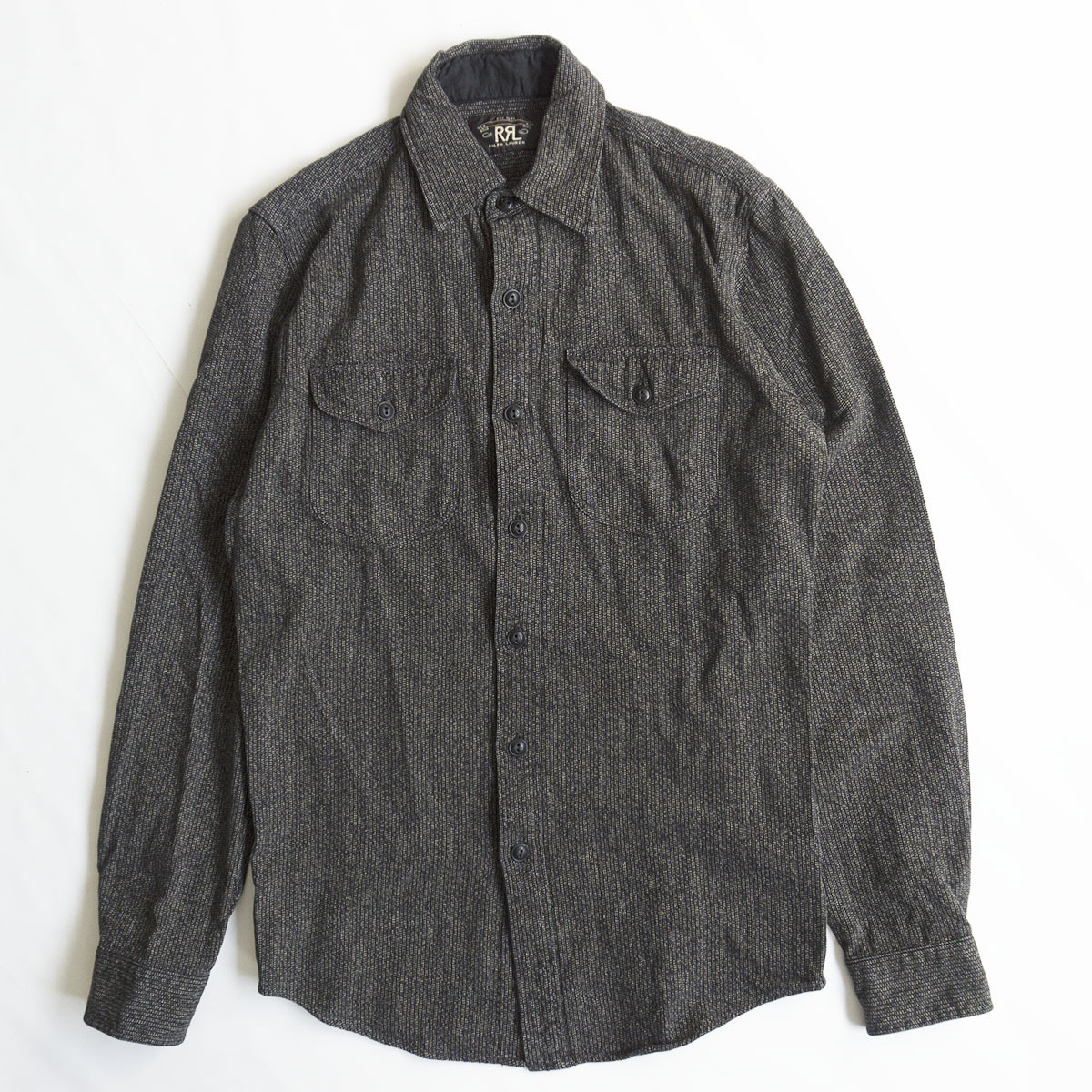 極美品】RRL 【ストライプ ワーク シャツ】XS ワーク シャツ ラルフ 