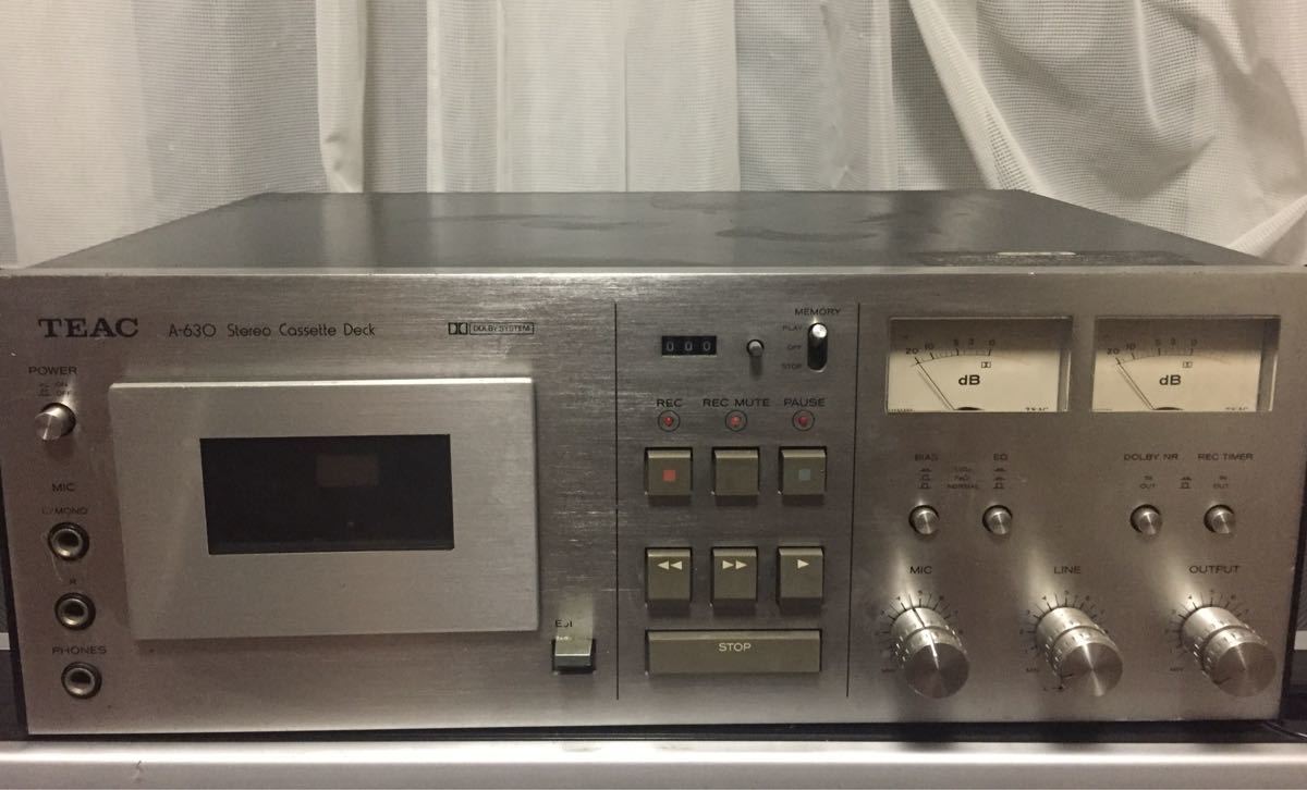 A-630 TEAC ティアック カセットデッキ ステレオカセットデッキ