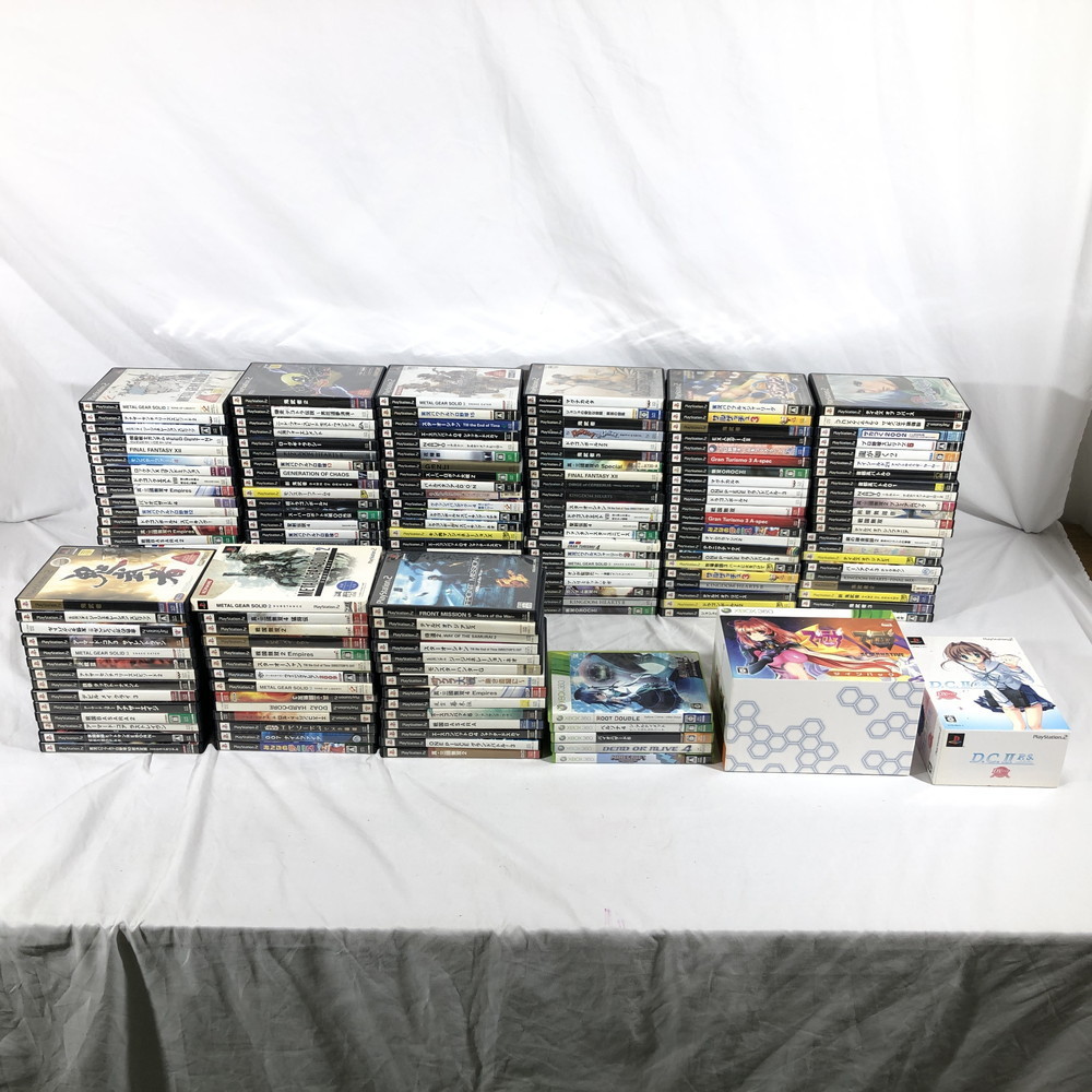 現状渡し品】 PS2 XBOX360 ソフト 170枚以上 まとめ セット 大量