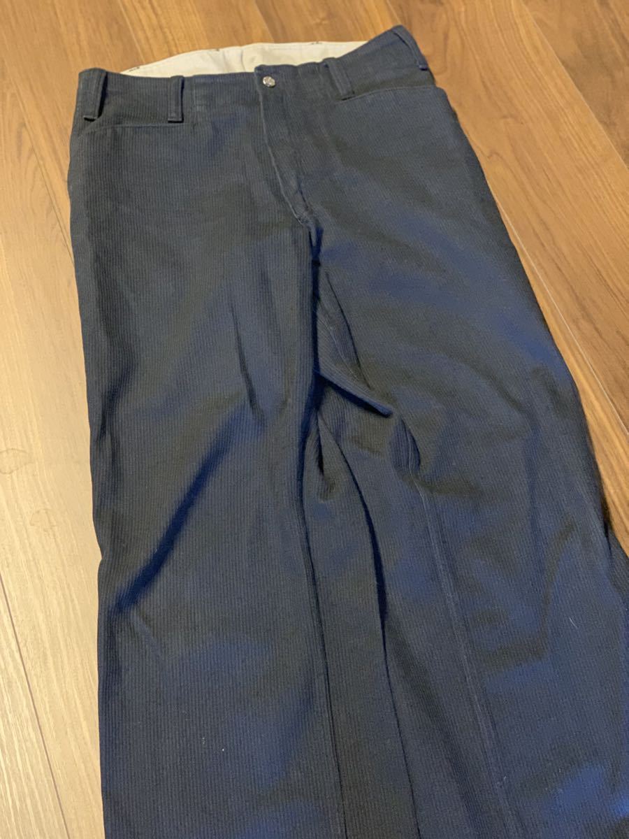 TENDERLOIN テンダーロイン T-BDP PIQUE ピケ パンツ コットン コーデュロイパンツ 紺　ネイビー