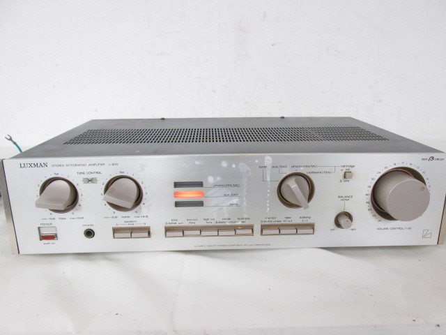 【2026，正規品】 LUXMAN ラックスマン L-400 プリメインアンプ 140 040018(LUXMAN)｜売買されたオークション情報、yahooの商品情報をアーカイブ公開 - オークファン LUXMAN