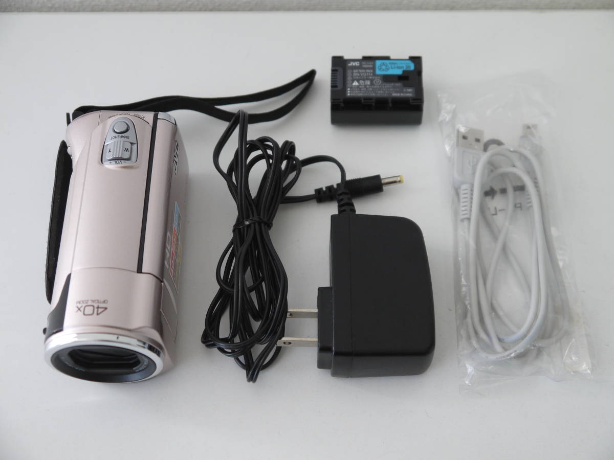 JVC Victor ビデオカメラ GZ-HM670-N ピンクゴールド