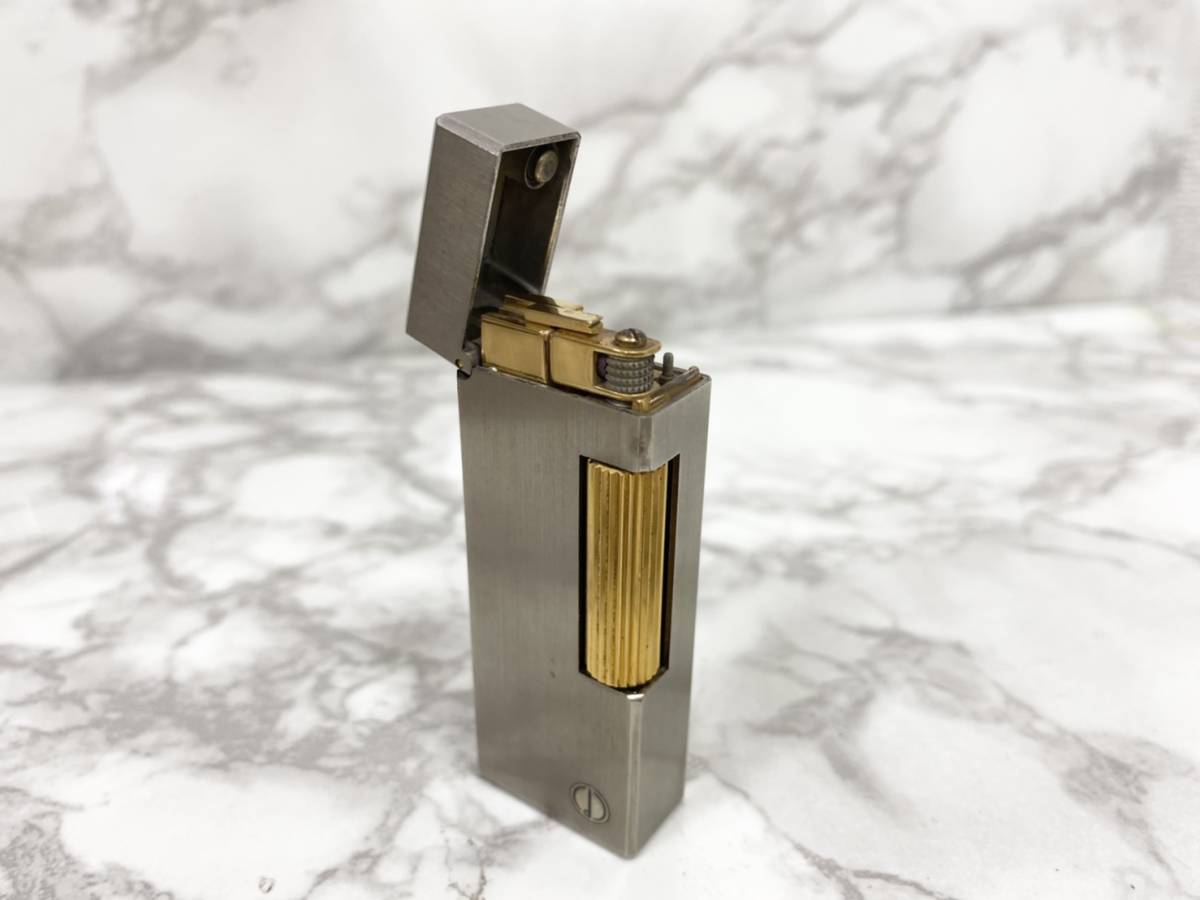 雑貨 【1円〜】dunhill ダンヒル ガスライター 喫煙具 シルバーカラー