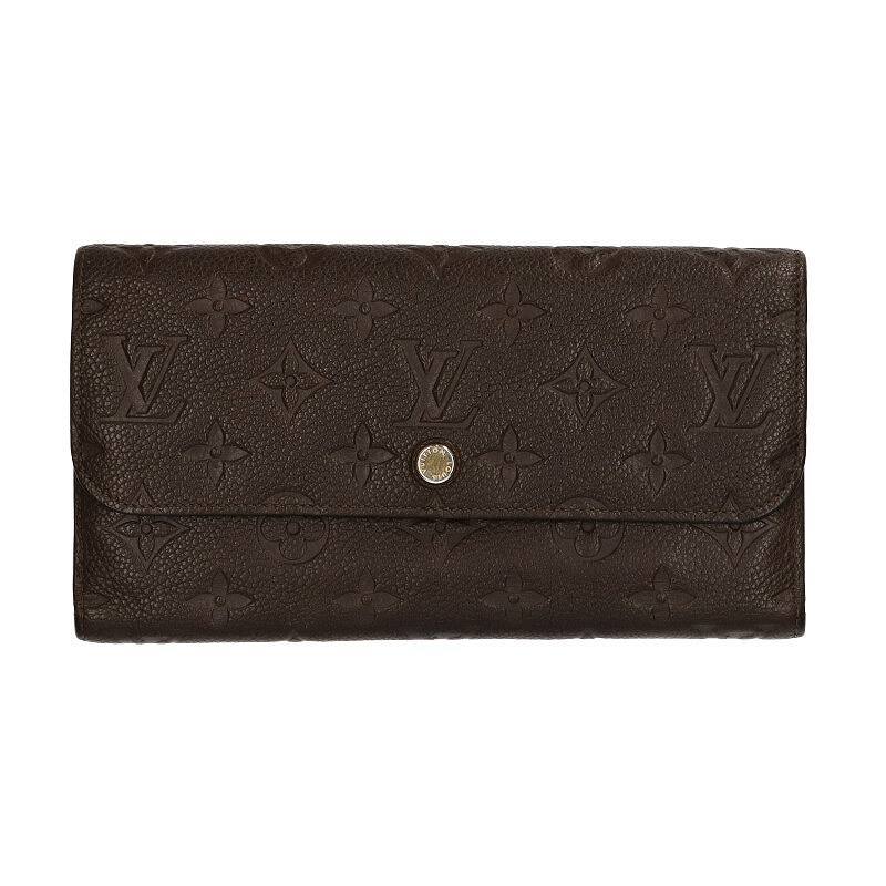 得価，限定SALE ルイヴィトン LOUISVUITTON M60388 ポルトフォイユ ヴィルトゥオーズ モノグラム アンプラント 3つ折り長財布 ブラウン調 9140_1 99(モノグラムライン)｜売買されたオークション情報、yahooの商品情 服飾小物