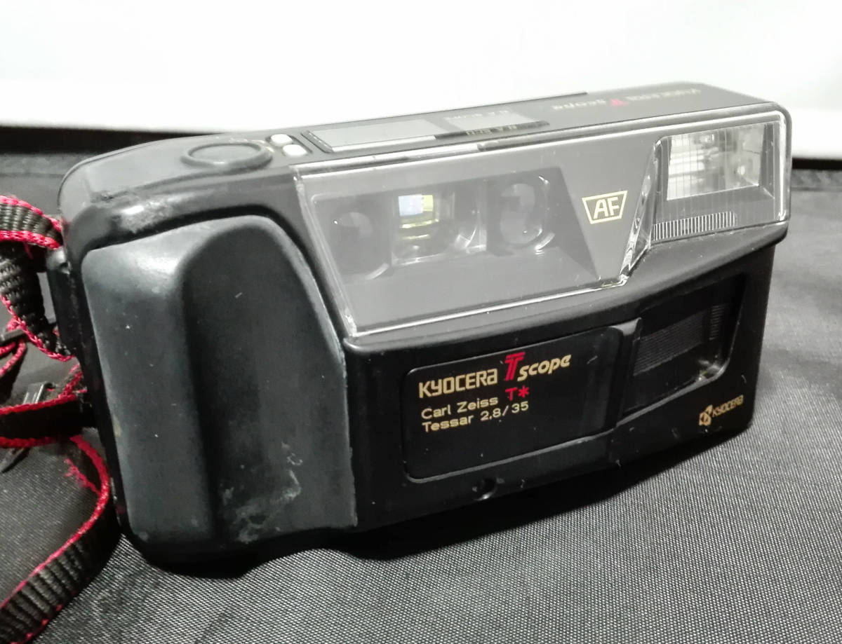 ジャンク KYOCERA Tscope / Carl Zeiss T* Tessar 2.8/35 京セラ AF