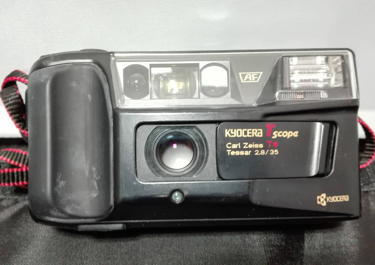 ジャンク KYOCERA Tscope / Carl Zeiss T* Tessar 2.8/35 京セラ AF