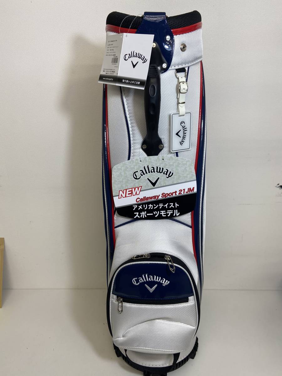 あ*し様 キャロウェイ キャディーバック Callaway キャロウェイ キャディバッグ ゴルフバッグ レッド ホワイト