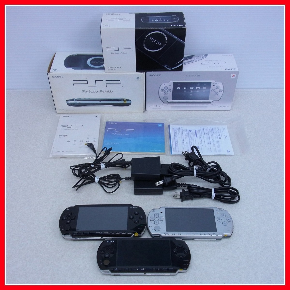PSP プレイステーション・ポータブル 本体 PSP-3000/2000/1000 まとめ 