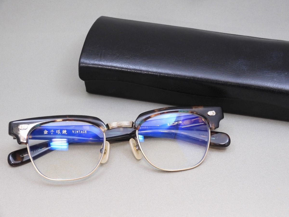 金子眼鏡 VINTAGE 度入り メガネ/眼鏡/アイウェア KV-94 g3168y の入札 